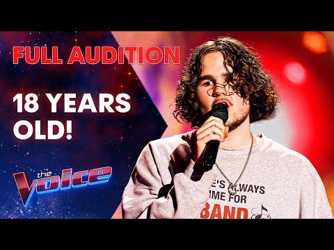 18-Year-Old Brings All His Passion to The Voice Stage!