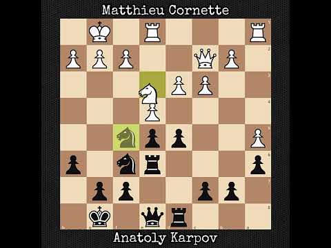 Matthieu Cornette vs Anatoly Karpov | 5th Karpov Trophy Prelim (2016)