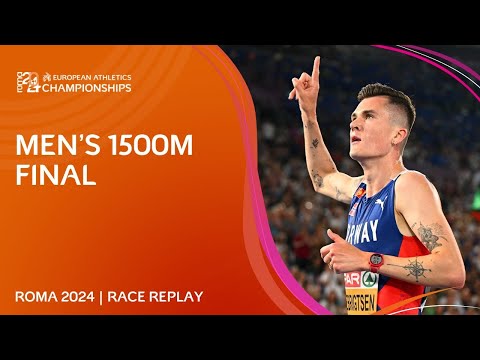 INVINCIBLE Ingebrigtsen! 💫 Men's 1500m final replay | Roma 2024