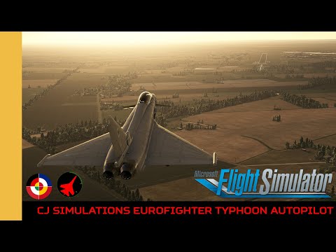 CJ Simulations Eurofighter Typhoon Autopilot | FS2020 | Microsoft Flight Simulator *OUTDATED*