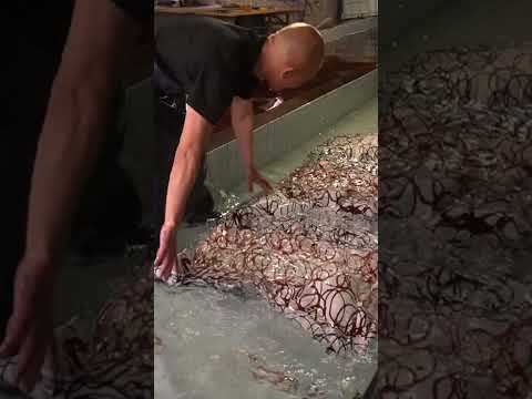 -Part 3- The Process of Making a Shop Curtain for a Japanese Airport Lounge