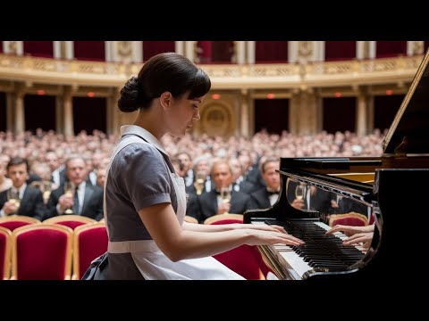 Main Star Canceled, They Laughed and Pointed at the Maid — She Play Piano Silenced the Room..