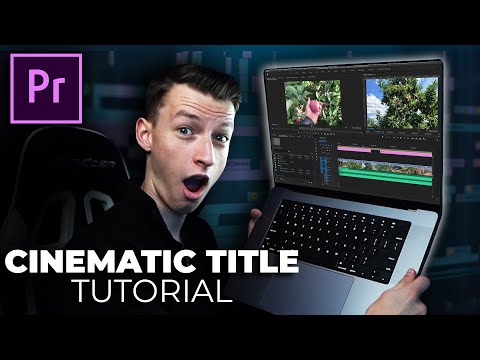 How to Add Cinematic Title Text in Premiere Pro 2023 (simple & fast)