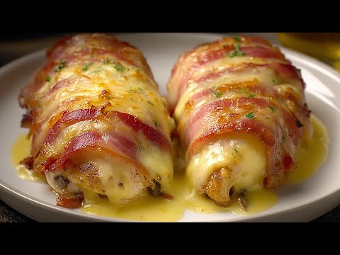 So delicious❗️Easy Cheesy Chicken Rolls Recipe. I've never had chicken this delicious!