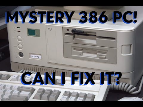 This Mystery PC Has a Problem. Can I Fix it? (386 PC Repair)
