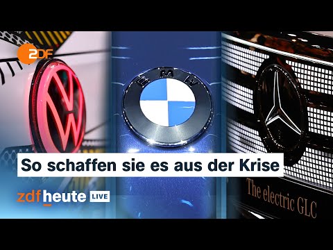 Wie VW, BMW, Mercedes und Co. zurück in die Spur wollen | Auto-Expertin bei ZDFheute live