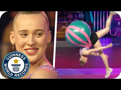 A world record for Grandma Ingrid - Merle wants to break the record for doing a front somersault ...