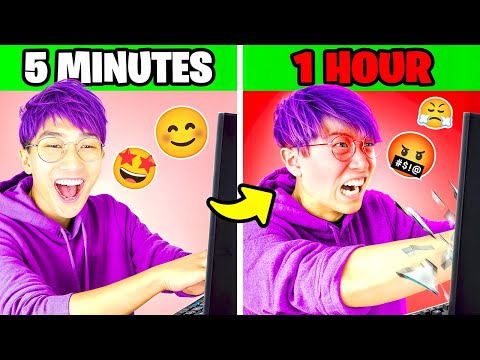 Playing Games But They Get MORE IMPOSSIBLE... (LANKYBOX RAGE!)