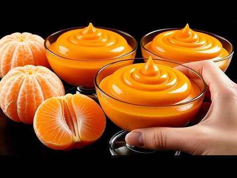 🍊 The FAMOUS Mandarin Orange Mousse!  The best 5 minute Italian dessert!