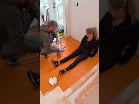 Installing a Heated Tile Floor!