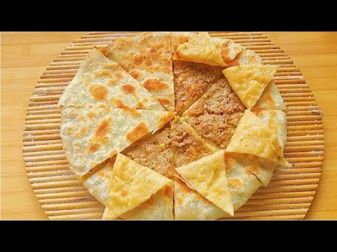 香河肉餅秘制：1斤面8兩水皮，薄如紙的口感，鮮美的味道，絕對比傳統肉餅強! #探店 #美食探店 #老廣的味道 #中國美食 #探索美食