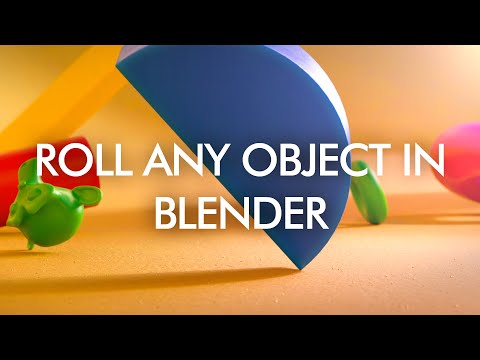 Roll Any Object in Blender Using Geometry Nodes