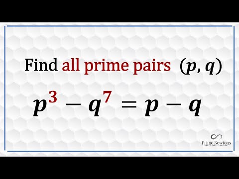 Find all prime pairs (p, q) such that p^3 - q^7 = p - q