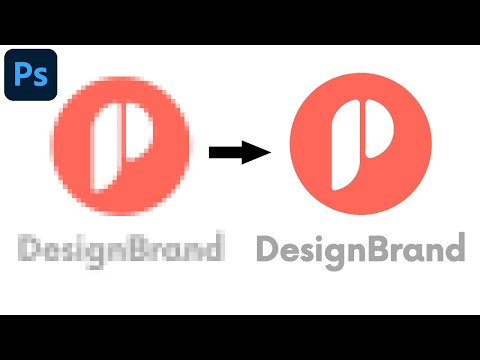 Convert A Low-Res Logo To High-Res In Photoshop (EASY!)
