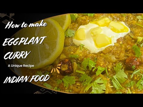 Eggplant Curry Recipe | Easy Baingan Masala | Healthy Vegetarian Curry | Kararay Baingan