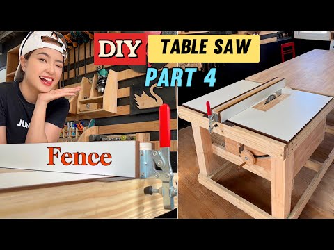 I Make A Table Saw Fence For My Homemade Table Saw | DIY Table Saw ( Part 4 )