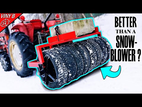 Is a SNOW ROLLER, better than a SNOWBLOWER ?