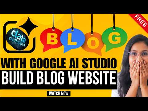Create Blog Posts, Collect Leads & Host Your Website Using Google AI Studio | No Coding & 100% Free