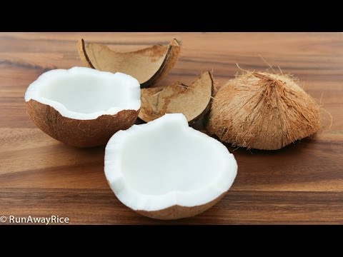 How To Prepare Fresh Coconut