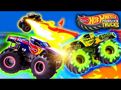 Destruction Challenges for the Hot Wheels Monster Trucks! 2 HRS