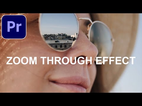 Adobe Premiere Pro CC: Zoom Through Sunglasses Eye Transition Effect (Tutorial / How To)