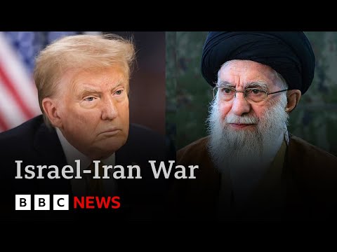 Trump threatens to kill Iran's leader Ali Khamenei and demands 'unconditional surrender' | BBC News