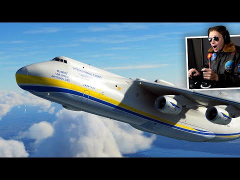 FLYING THE BIGGEST PLANE IN THE WORLD (Antonov AN-225 MRIYA) - Microsoft Flight Simulator