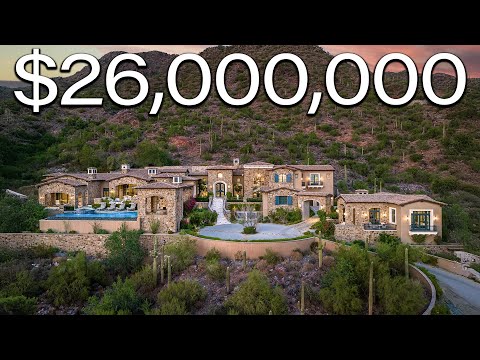 Touring The MOST EXPENSIVE HOUSE In Scottsdale Arizona