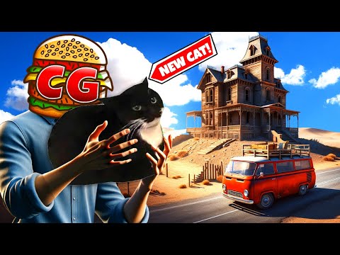 I RESCUED a New Cat in a Haunted House in The Long Drive Hardcore Survival!