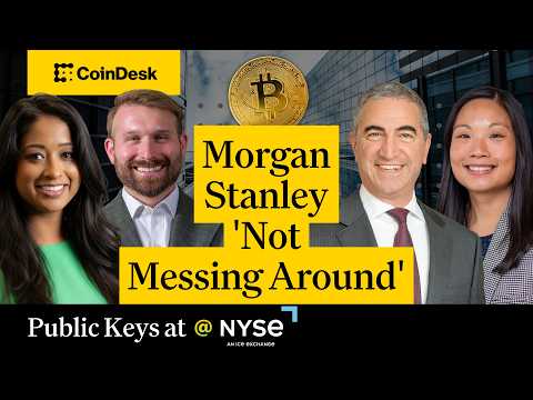 What Morgan Stanley's BTC ETF Signals; XRP's Institutional Outlook