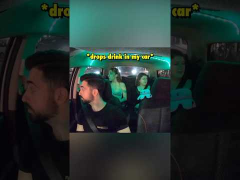 Passenger Spills Drink in Uber (and then denies it)