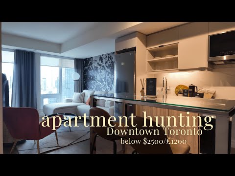 Toronto apartment hunting $2500 | Studio & 1 bed | Moving to Canada from the UK Eps2.
