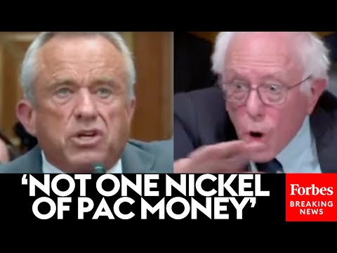 RFK And Sanders Get Into Testy Exchange After RFK Accuses Him Of Accepting Big Pharma Money