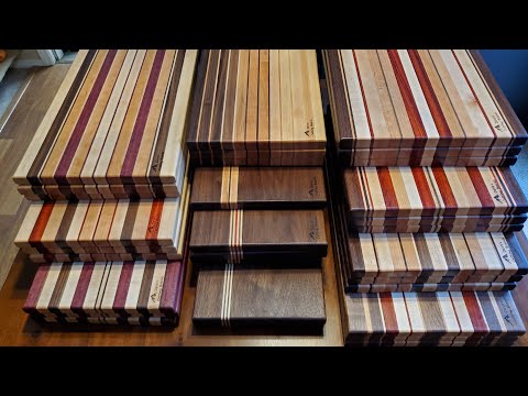 Large Batch of 30 Cutting Boards at a time, Tips and Tricks 2019