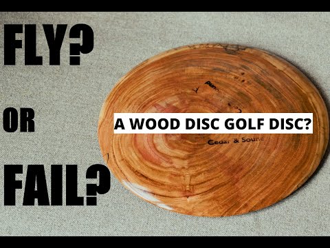 Can I Turn Legit Disc Golf Discs Out of Wood? (@PopTopDiscGolf )