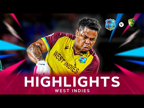 Hetmyer Hits Half-Century! 🏏 | Highlights | West Indies v Australia | 5th T20I
