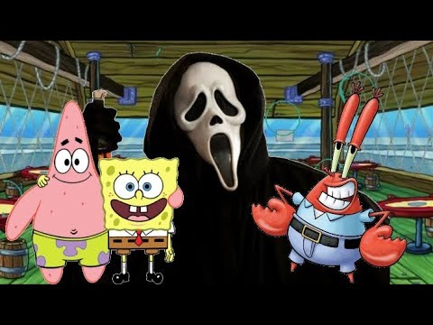 Mr. Krabs yells at Spongebob and Patrick. (Scream 1996 Principle scene) 🤣🤣🤣🤣