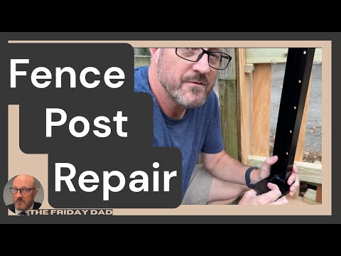Quick Fence Post Repair Kit (for a rotted post)
