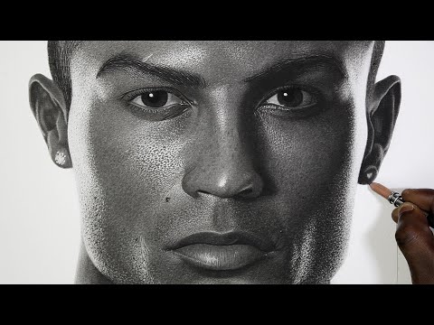 How I easily shade realistic portrait / face