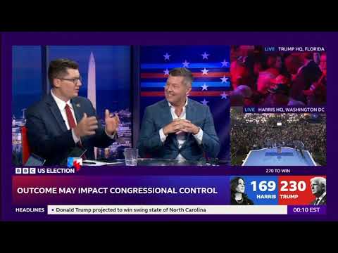 BBC 2024 US Presidential Election Night Coverage - 12am EST - 6am EST