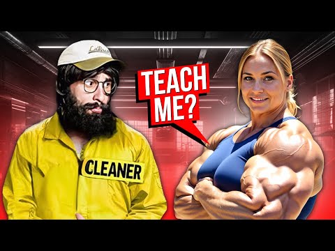 Cleaner HUMILIATES bodybuilder With Clean Reps💪🔥  Anatoly GYM PRANK
