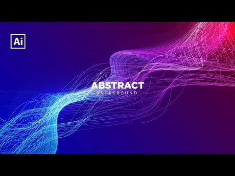 How to abstract lights with a background dynamic beam In Adobe Illustrator