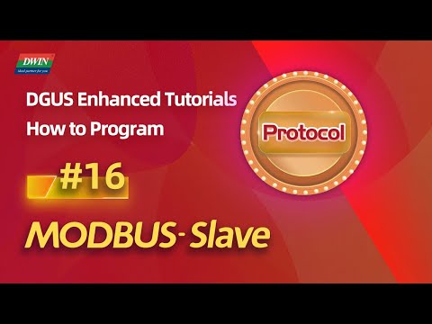 Modbus Slave with more functions | DWIN T5L LCD display