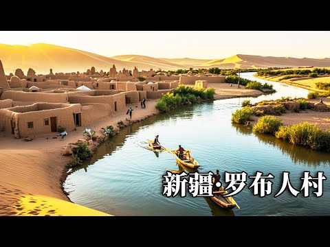 塔克拉玛干沙漠深处隐藏的原始古村落，当地人以捕鱼为生，被称为沙漠中的世外桃源【行走世界的北京老刘】