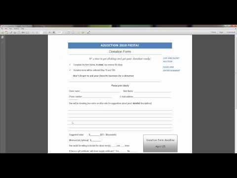 How to Fill in PDF Forms