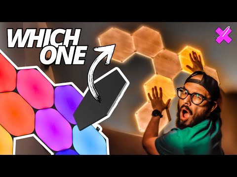 Nanoleaf Elements Woods 🆚 Ultra Black Hexagon