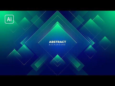 How To Make Modern Glossy Abstract Background | Adobe Illustrator Tutorial