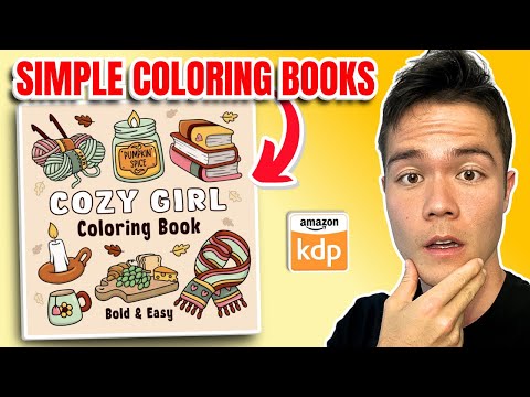 $180K PER MONTH Selling SIMPLE Coloring Books on Amazon KDP - Here's How
