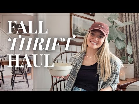 Fall Thrift Haul 2025 | Cozy Decor & Vintage Finds