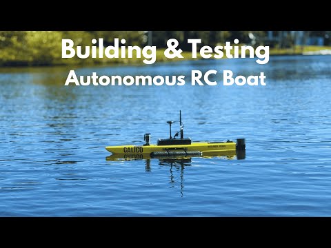 Building and Testing an Autonomous 3D Printed RC Boat (Attacked by a Tarpon!)